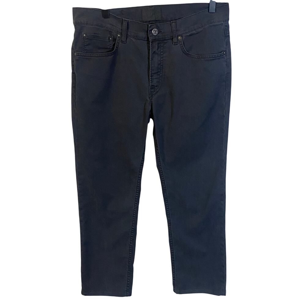 Acne Studios Ace Ups Black Cropped/Hemmed Calf Length Jeans Pant Sz 32